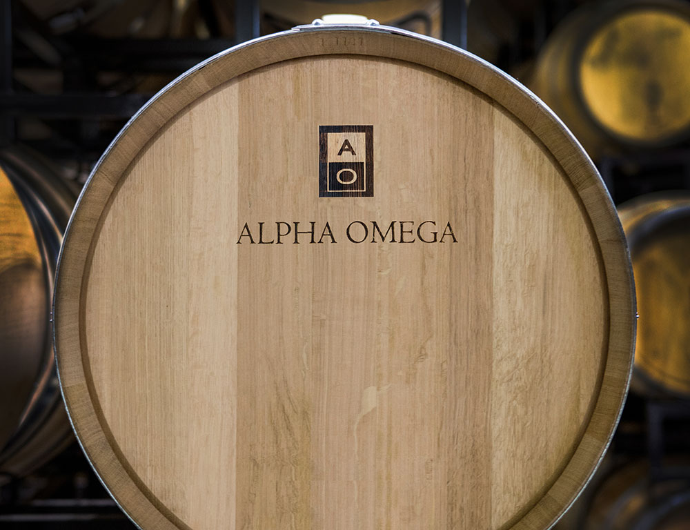 Alpha Omega Wine Barrels